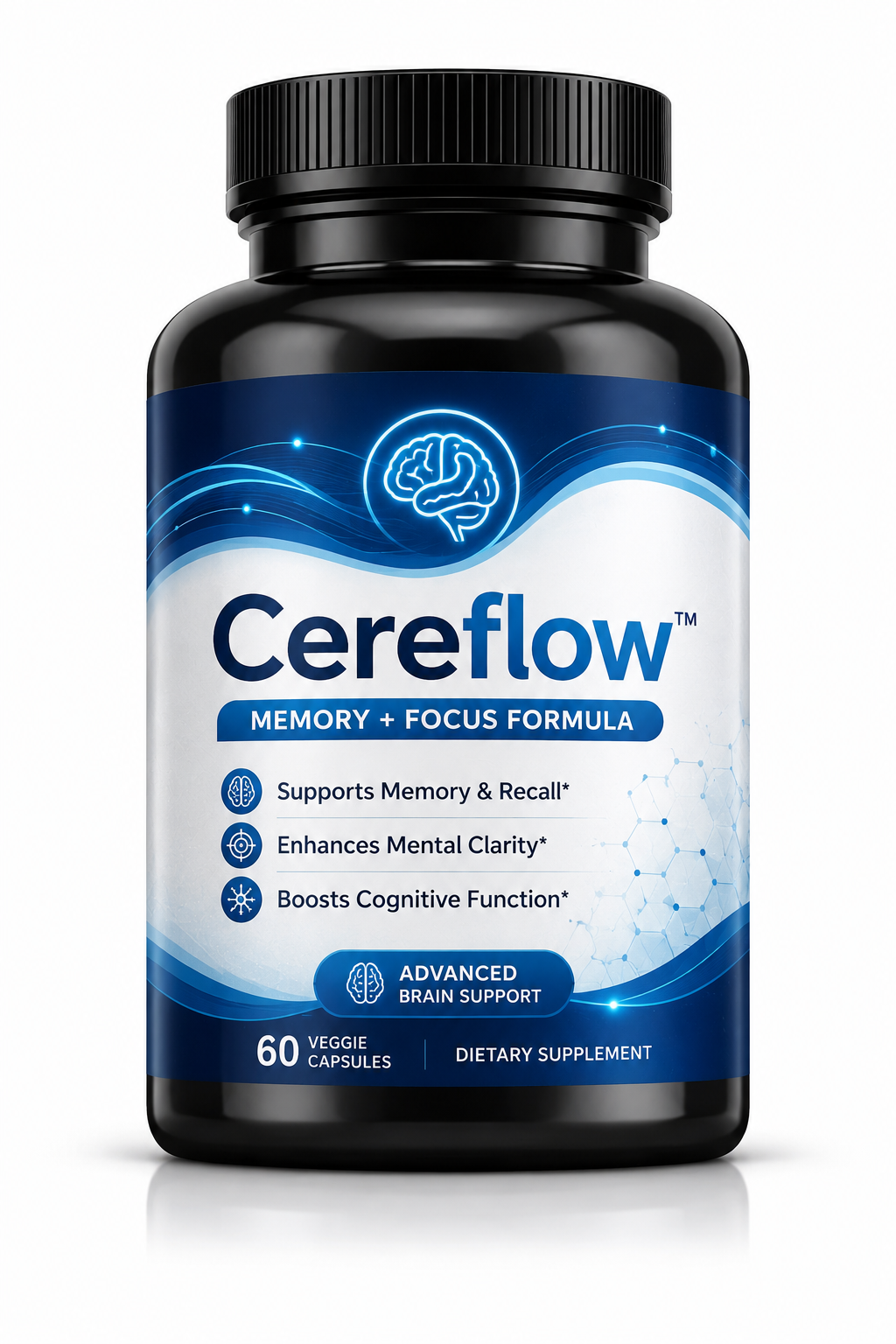 Cereflow™ – Advanced Memory & Brain Support Formula (60 Capsules)
